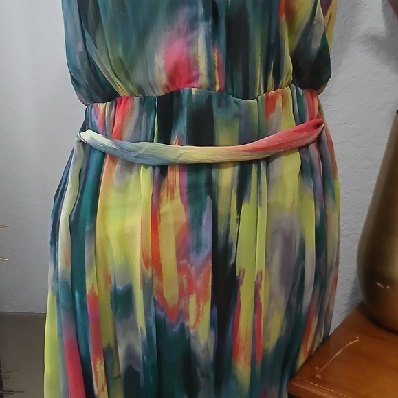 SIMPLY VERA WANG LADIES SUMMER MULTI-COLORED DRESS SIZE Small. - Picture 7 of 9